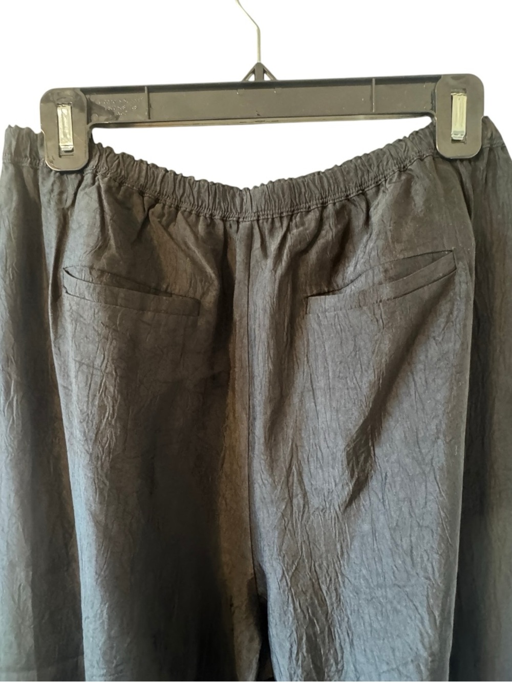 J.Crew Stratus Pant in Textured Satin Black Size Small - Picture 4 of 9